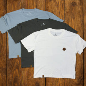 Sélection de t-shirts oversize femme, palette de couleurs naturelles