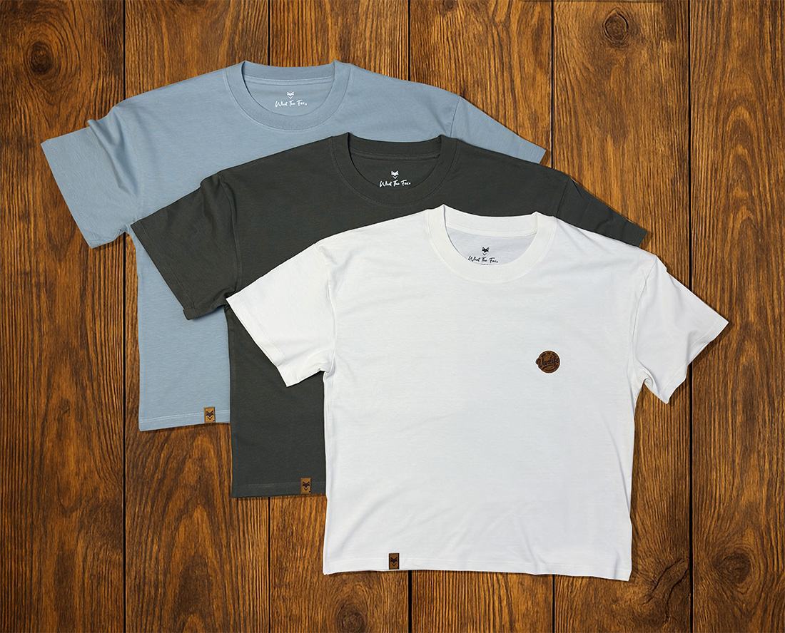 Sélection de t-shirts oversize femme, palette de couleurs naturelles