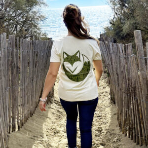 T-shirt RIGEL idéal pour la vanlife porté de dos