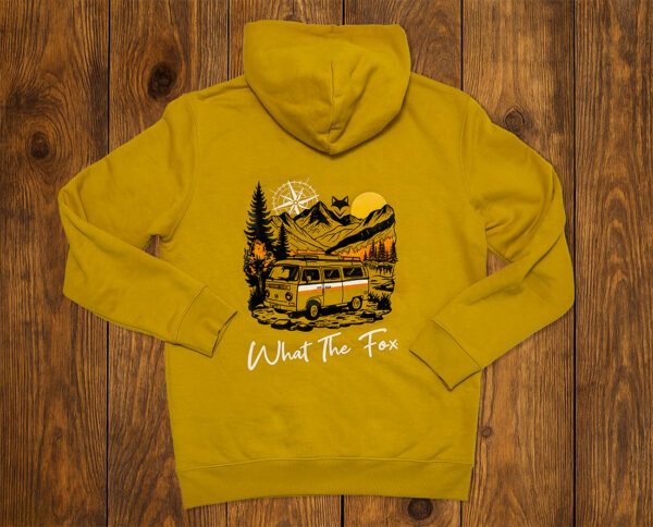 sweat pris en studio avec motif vanlife doux, chaud et confortable