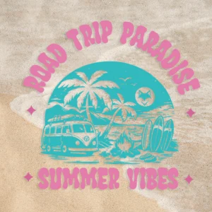 motif van life sur sable