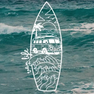 Sticker | Van Life | Surf