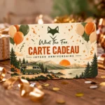 Carte cadeau anniversaire pour les amoureux de van life de nature et découverte un cadeau original et qui fait toujours plaisir