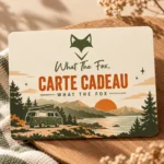 visuel carte cadeau pour les amoureux de vanlife et roadtrip idéal pour cadeau de Noël, anniversaire....